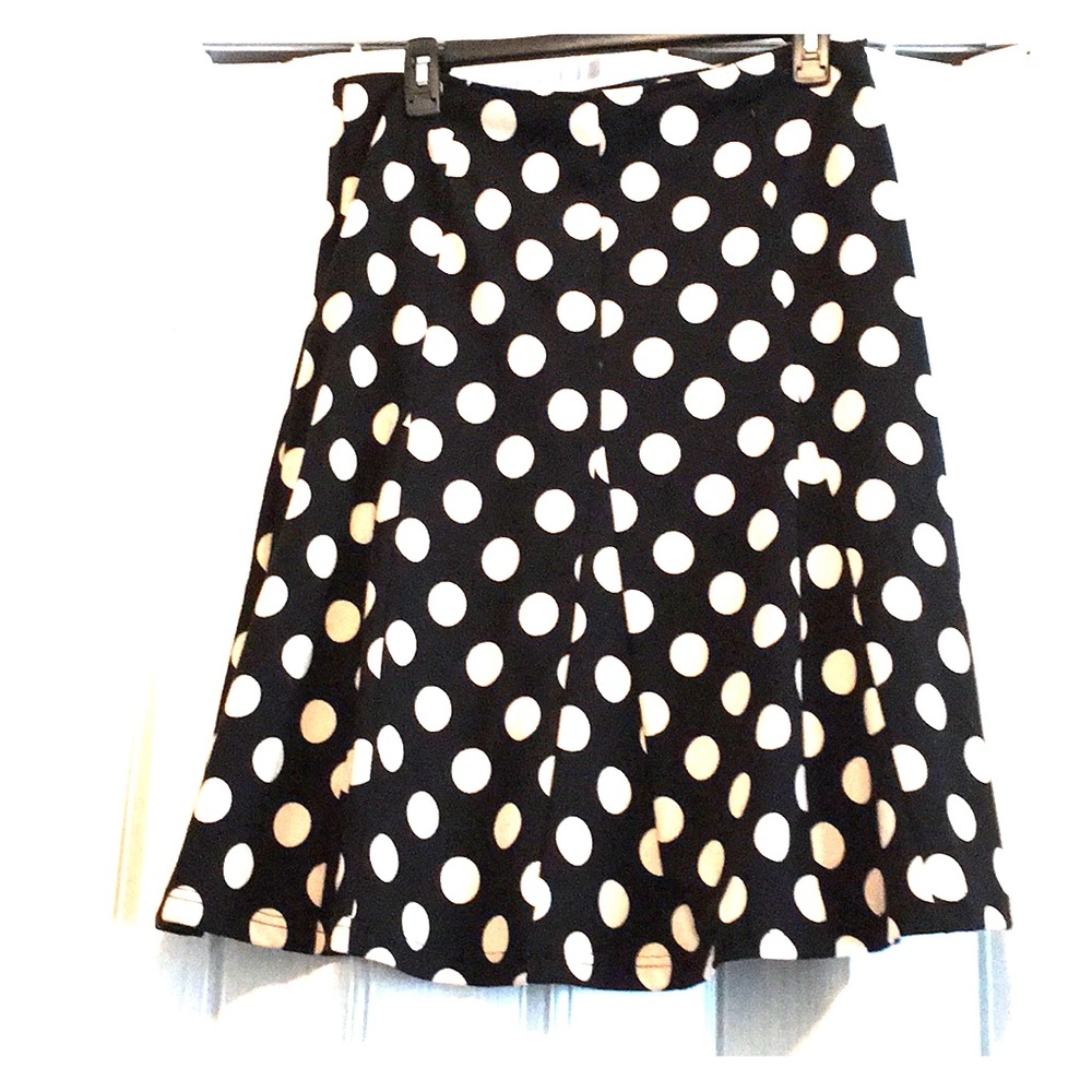Robbie Bee knee length skirt black and white